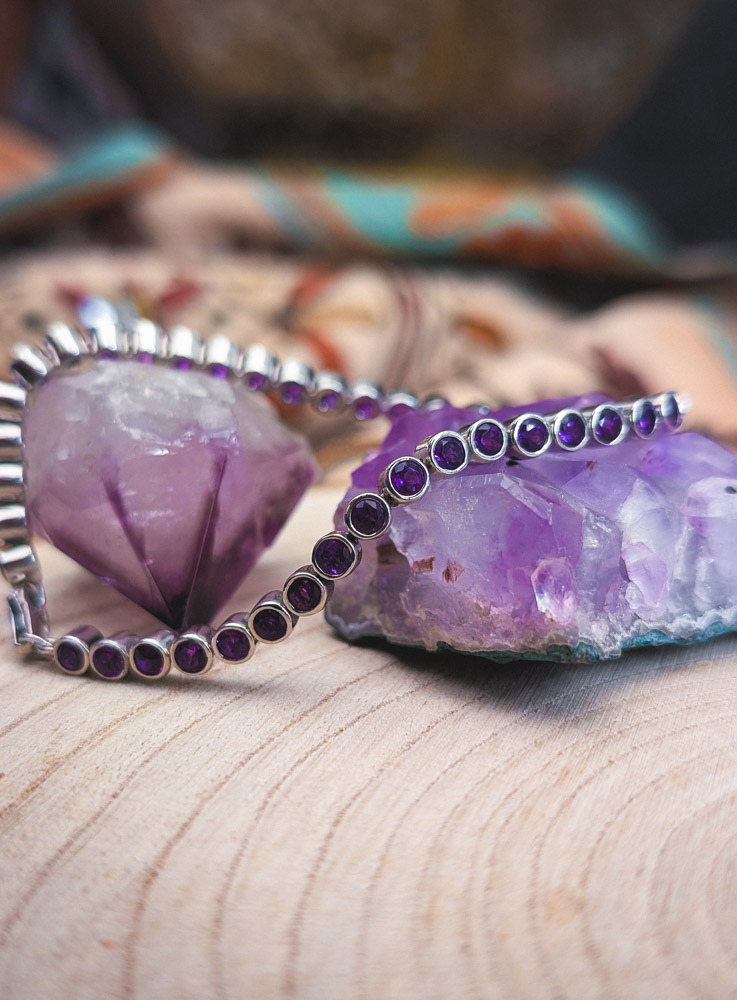 Vintage 925 Silver Tennis Bracelet