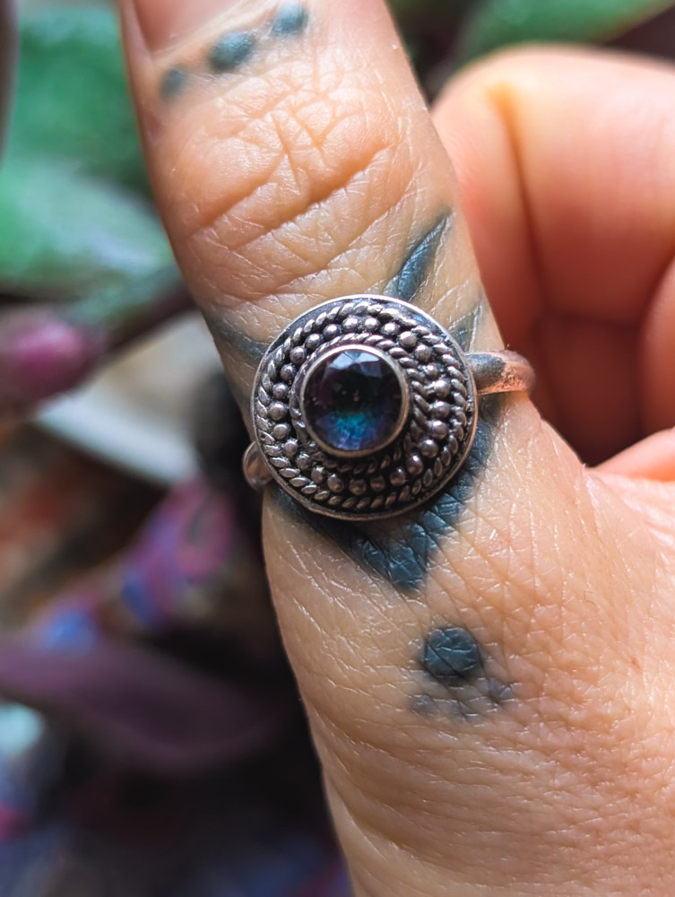 Vintage Mystic Topaz Ring