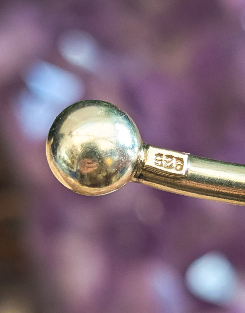 Vintage 925 Silver Torque Bangle - Image 5