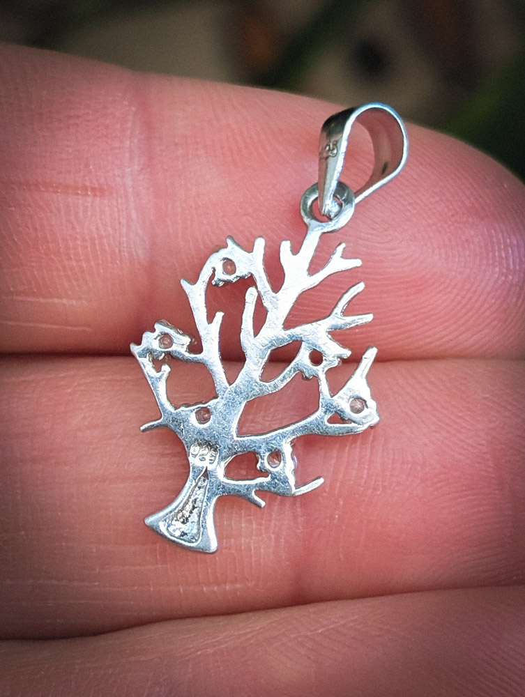 925 Silver Tree Pendant - Image 2
