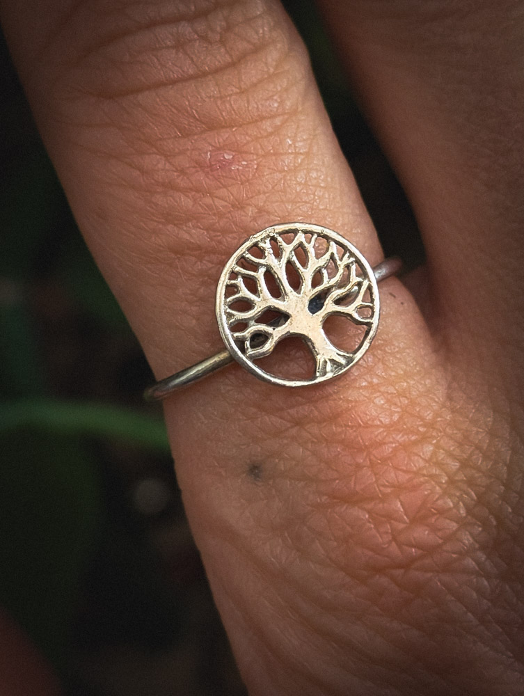 Preloved Silver Tree of Life Ring - Image 2