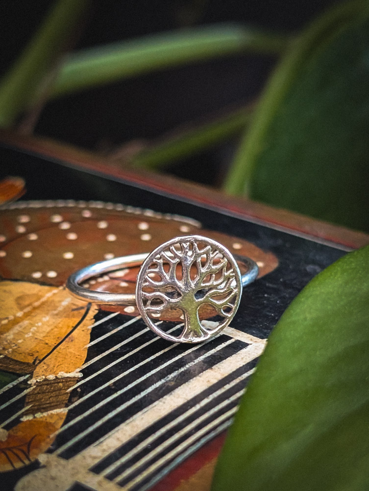 Preloved Silver Tree of Life Ring