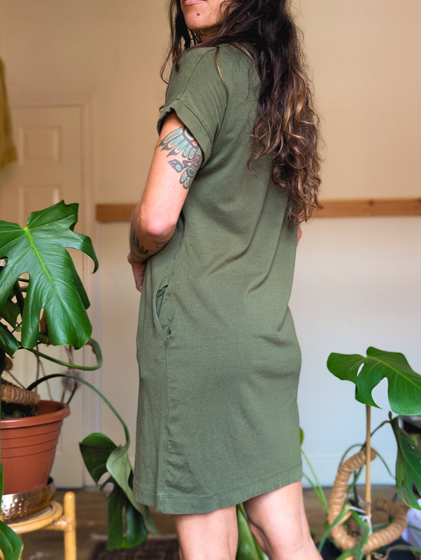 Reworked Fern Print Dress - Image 2