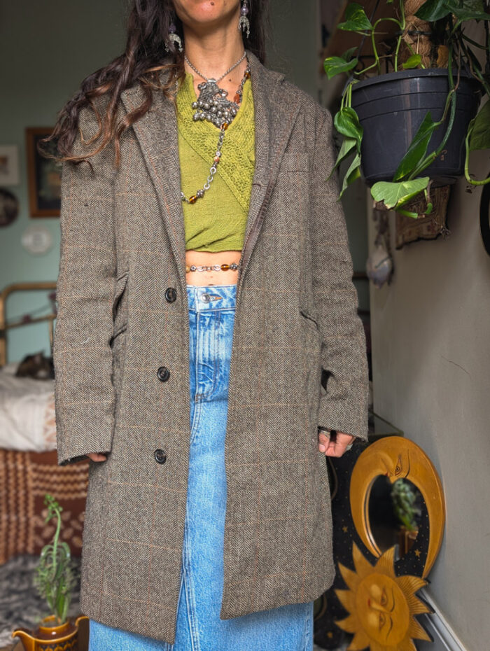 Reworked Boho Tweed Coat - Image 5