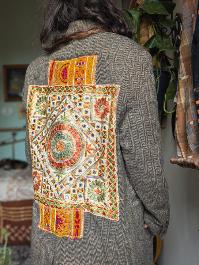 Reworked Boho Tweed Coat - Image 6