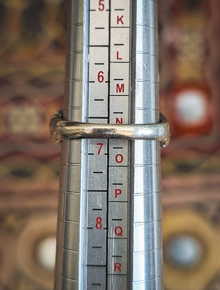 Vintage Silver Rope Twist Ring - Image 2