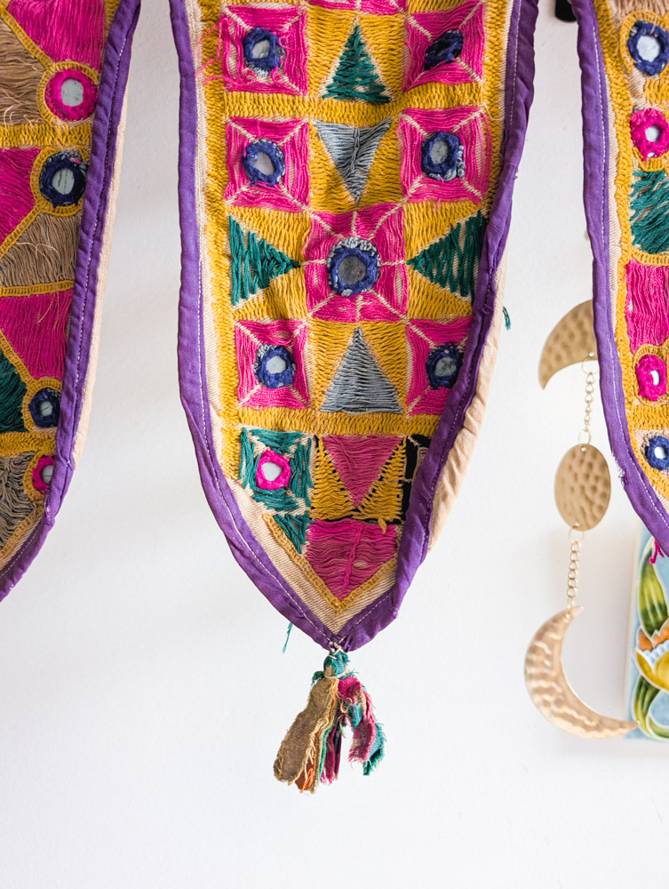Vintage Embroidered Indian Toran - Image 2