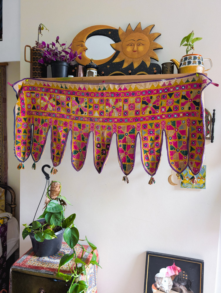 Vintage Embroidered Indian Toran - Image 6