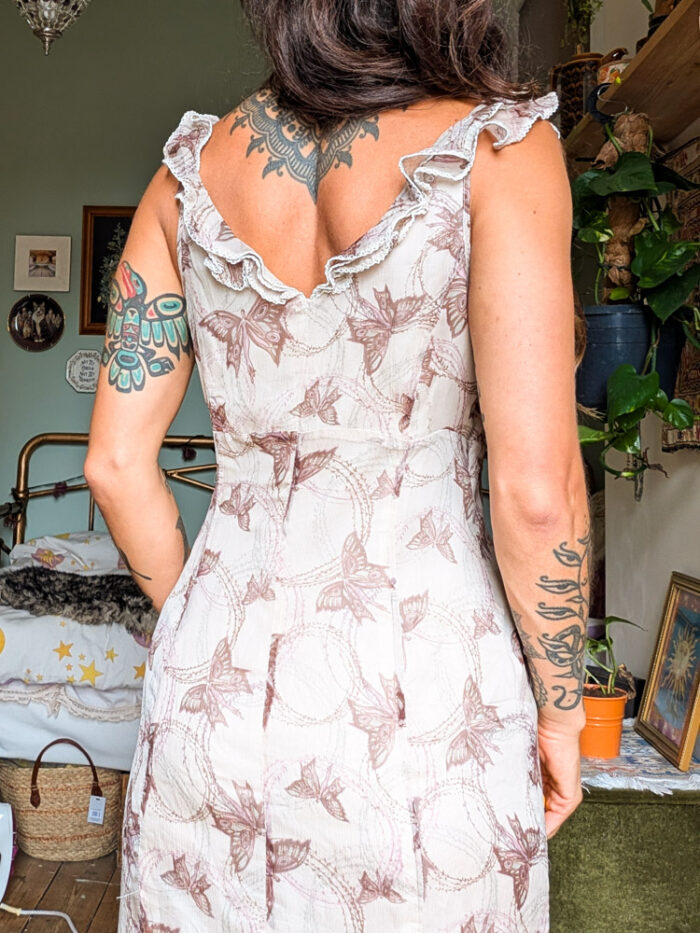 Whistles Butterfly Fairy Print Dress - Image 4