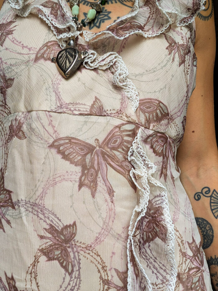 Whistles Butterfly Fairy Print Dress - Image 8