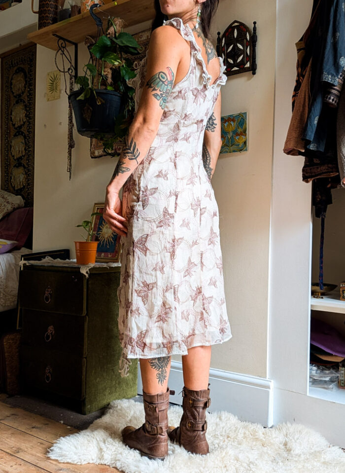 Whistles Butterfly Fairy Print Dress - Image 3