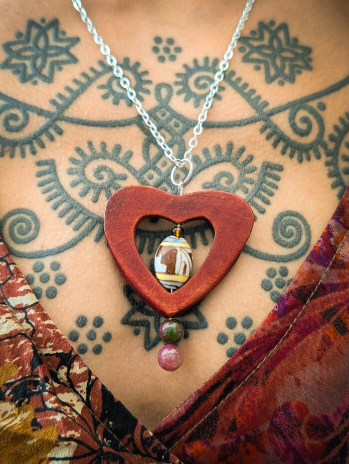 Wooden Heart Necklace - Image 5