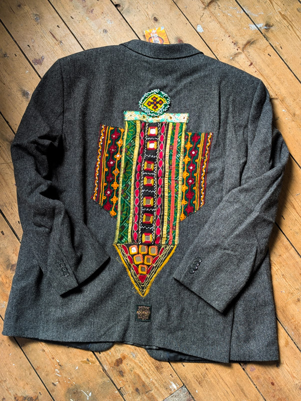 Reworked Bohemian Tweed Blazer