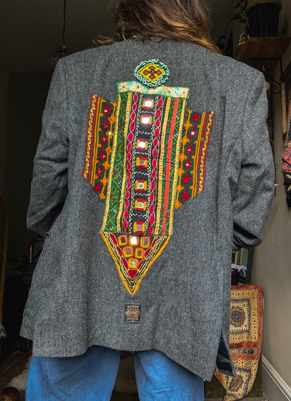 Reworked Bohemian Tweed Blazer - Image 8
