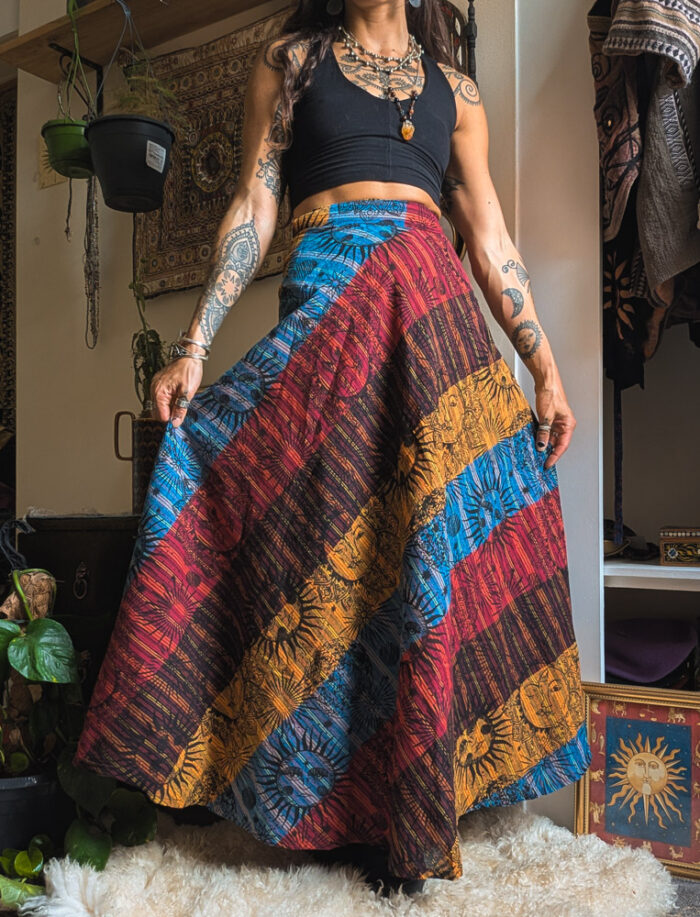 Celestial Wrap Skirt